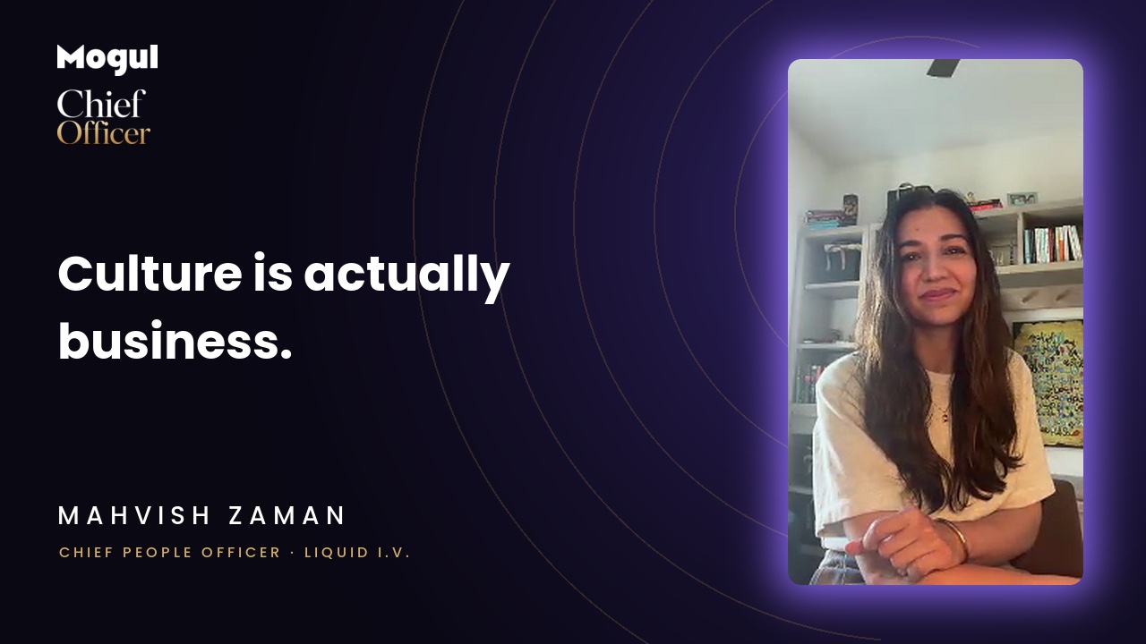 Chief Officer Episode 2: Mahvish Zaman, Chief People Officer at Liquid I.V.